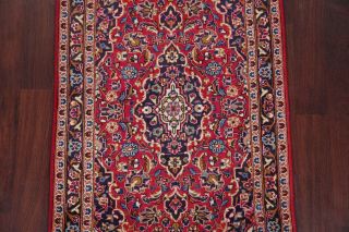 Vintage Traditional Floral Persian Area Rug RED Fine Oriental Wool Carpet 3 ' x5 ' 4