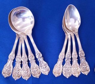REED & BARTON FRANCIS I STERLING SILVER 60.  4 ozt 47 piece set 3
