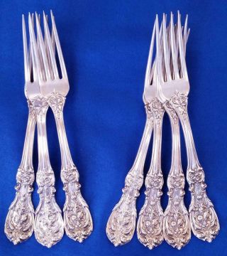 REED & BARTON FRANCIS I STERLING SILVER 60.  4 ozt 47 piece set 5