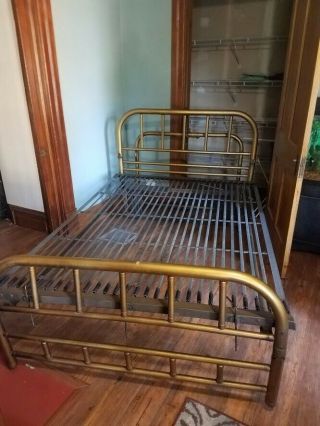 Rare Find 1928 Brass Murphy In - A - Door Bed