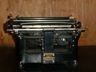Vintage Antique Underwood Standard Typewriter Model 10 1930 ' s 3