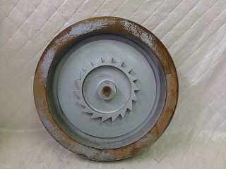 Wood Foundry Mold Cog Winch Drum Pattern Steampunk Industrial Vintage 19.  "