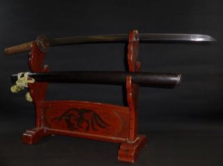 Katana (sword) W/koshirae : Edo : 36 × 24.  4 " 1.  03kg