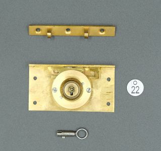 Joseph Bramah Box Lock,  Keep & Key - Workshop Checked