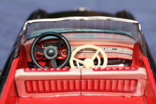 BOXED BANDAI 1959 FOUR DOOR CADILLAC CONVERTIBLE FRICTION TOY CAR 12