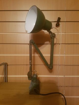 Vintage Anglepoise Lamp Industrial Machinists