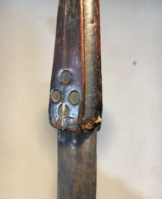 Old OVAMBO DAGGER from ANGOLA - AFRICAN ETHNIC TRIBAL spear axe knife axe sword 12