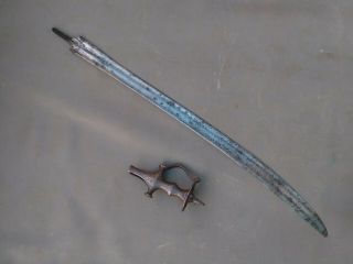 Antique Sword Blade And Hilt,  Tulwar,  India,  18th C,  Indo Persian,  Sabre,  Mughal