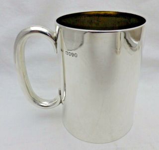 Antique Solid Sterling Silver One Pint 1 Pint Tankard Mug 275 Grams London 1880