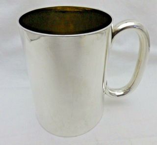 Antique Solid Sterling Silver One Pint 1 Pint Tankard Mug 275 Grams London 1880 3