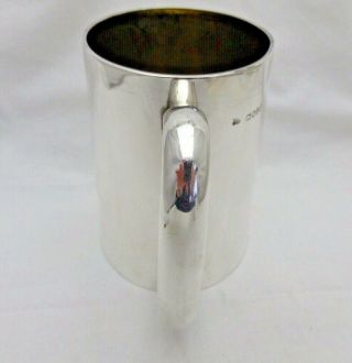 Antique Solid Sterling Silver One Pint 1 Pint Tankard Mug 275 Grams London 1880 4