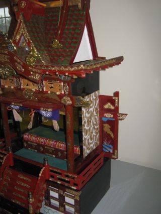 MEIJI Japanese Vintage Hina Goten Castle Miniature Doll House w/Original Crate 6