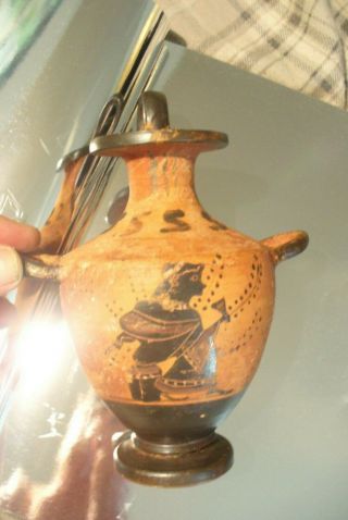 Aphrodite - Ancient Greek Corinthian Pottery Aryballos Terracotta 600 B C Archaic