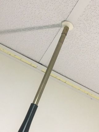 VINTAGE 1950 ' S 60 ' S Retro FLOOR TO CEILING Tension Pole Lamp - See Video 11