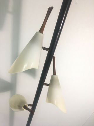 VINTAGE 1950 ' S 60 ' S Retro FLOOR TO CEILING Tension Pole Lamp - See Video 4