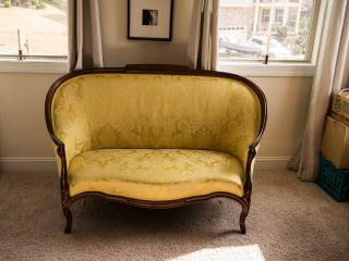 Antique Victorian Loveseat - Completely Restored