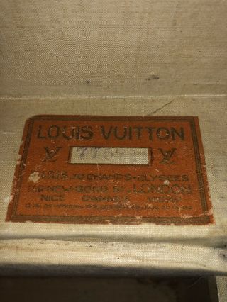 Louis Vuitton Antique Luggage Hat/Shoe Case /LV Monogram Travel Steamer Trunk 4