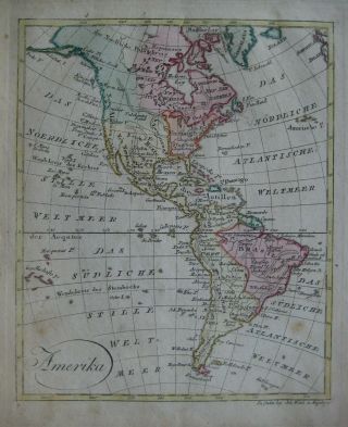 1803 Map Americas Louisiana Florida Mexico United States Cuba Patagonia