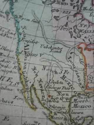 1803 Map AMERICAS Louisiana Florida Mexico United States Cuba Patagonia 3