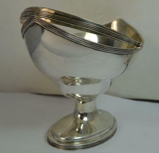 1796 Georgian Solid Silver Plain Meat Dish Bowl with Handle Batman 3