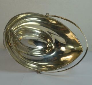 1796 Georgian Solid Silver Plain Meat Dish Bowl with Handle Batman 6