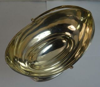 1796 Georgian Solid Silver Plain Meat Dish Bowl with Handle Batman 8