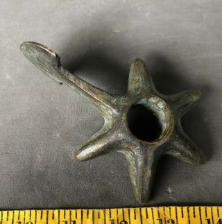 Pre Colombian ancient Peru Inca Bronze War Club 5