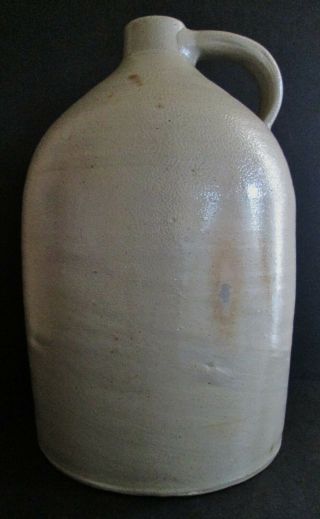 Antique Stoneware Salt Glaze 3 F.  H.  Cowden Harrisburg Pa.  Lg Jugs Primitives