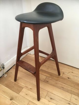 vintage bar stools by Erik Buch for OD Moebler,  Denmark 1960s originals 2