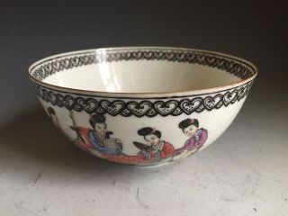 Very Fine Republic Chinese Porcelain Figures Eggshell Bowls 2