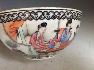 Very Fine Republic Chinese Porcelain Figures Eggshell Bowls 3