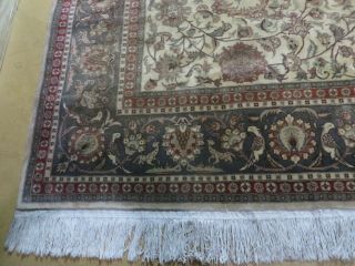 7 ' X 11 ' Vintage Fine Hand Made Chinese Persian Tabriz Wool Rug Birds 10