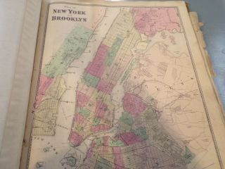 BEERS 1867 ATLAS YORK & Vicinity Fairfield County Ct Maps Complete Drawings 3