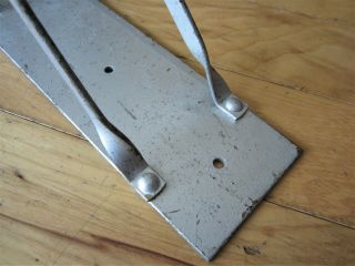 5 Iron Industrial Holder Display Racks Vintage Primitive Tool Bracket Hanger Old 3