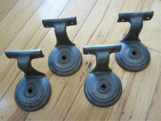 5 Iron Industrial Holder Display Racks Vintage Primitive Tool Bracket Hanger Old 8