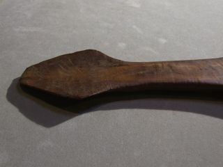 ABORIGINAL WOOMERA - Spear Thrower - Old Queensland Museum Piece 9