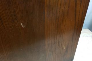 Antique Remington Rand Oak File Cabinet 6