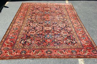 C 1930s Antique Persian Malayer Rug 7 