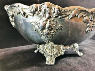Reed & Barton King Francis Silverplate Holloware Oval Footed Centerpiece 1684 2