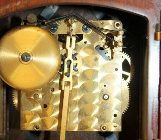 Old Rare Bracket Clock from WARMINK WUBA Dutch Clock 10
