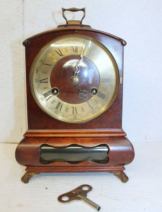 Old Rare Bracket Clock From Warmink Wuba Dutch Clock