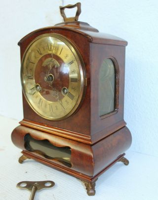 Old Rare Bracket Clock from WARMINK WUBA Dutch Clock 3