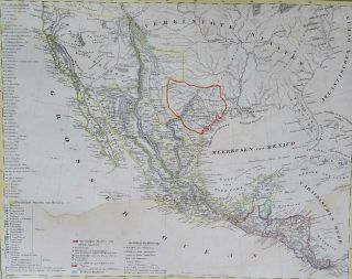 Us,  Republic Of Texas,  Mexico Flemming,  1844,  Mexico,  Mittel America,  Texas Rare