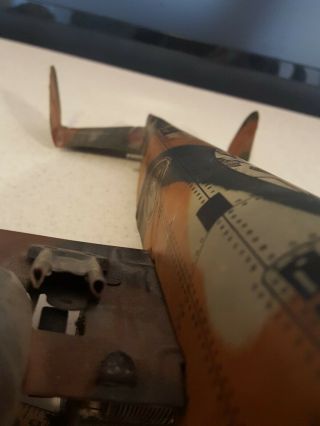 Vintage Marx World War II Tin Litho Airplane Bomber 10