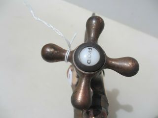 Vintage Copper Kitchen Sink Mixer Swan Neck Tap Retro Taps Old Copper Finish 11