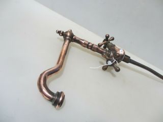 Vintage Copper Kitchen Sink Mixer Swan Neck Tap Retro Taps Old Copper Finish 8