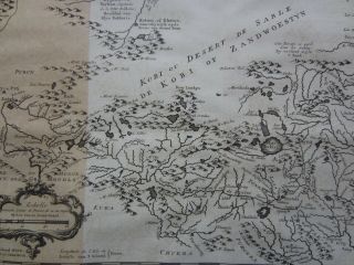 Bellin: Map Of Tibet Gobi Desert - 1750