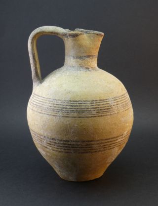 C.  750 - 600 Bc,  Cyprus Cypro - Archaic I Ancient Cypriot Stoneware Pottery Wine Jug