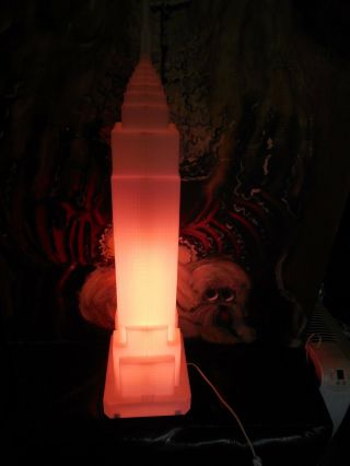 Takahashi Denson Midori Empire State Building Lamp Pink 38 