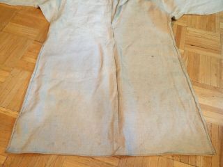 19th Century Heavy Linen Long Work Shirt/ Smock Simple Form For Rural Workers 7